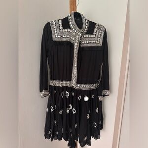 Never worn, one-of-a-kind embellished dress by Greek designer Iliana Bassiana